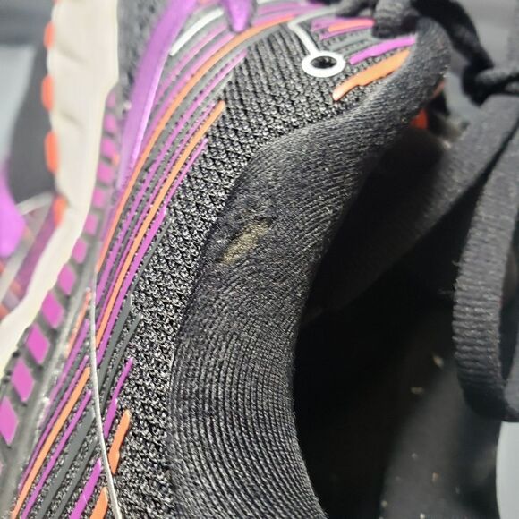 Brooks Womens Adrenaline GTS 19 Black Running Shoe - Picture 6 of 7